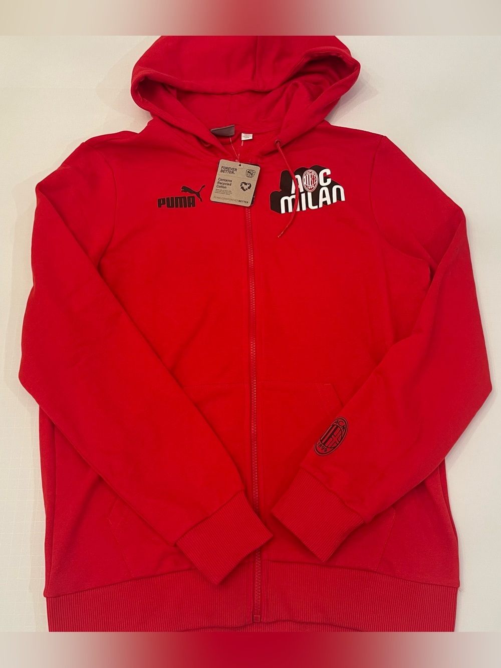 Puma AC Milan ftblCulture Full-Zip Hoodie Men's Red